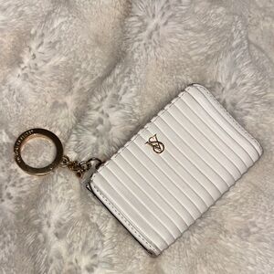Victoria's Secret White Quilted Key Holder